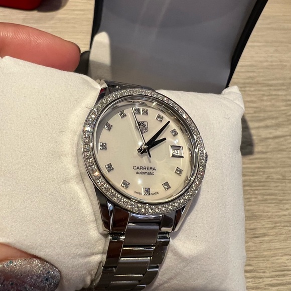 * sold *Tag Heuer diamond watch - Picture 11 of 11